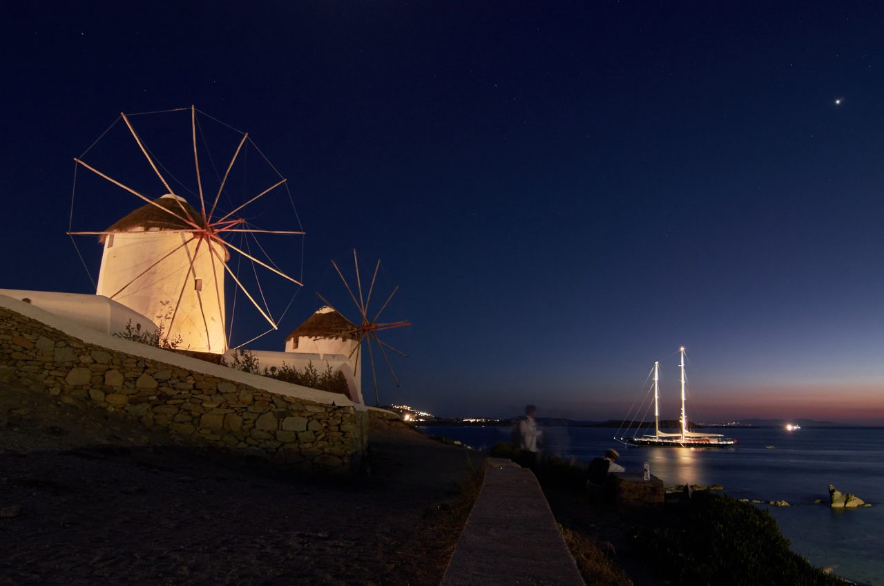 16th century Chora windmills, Mykonos