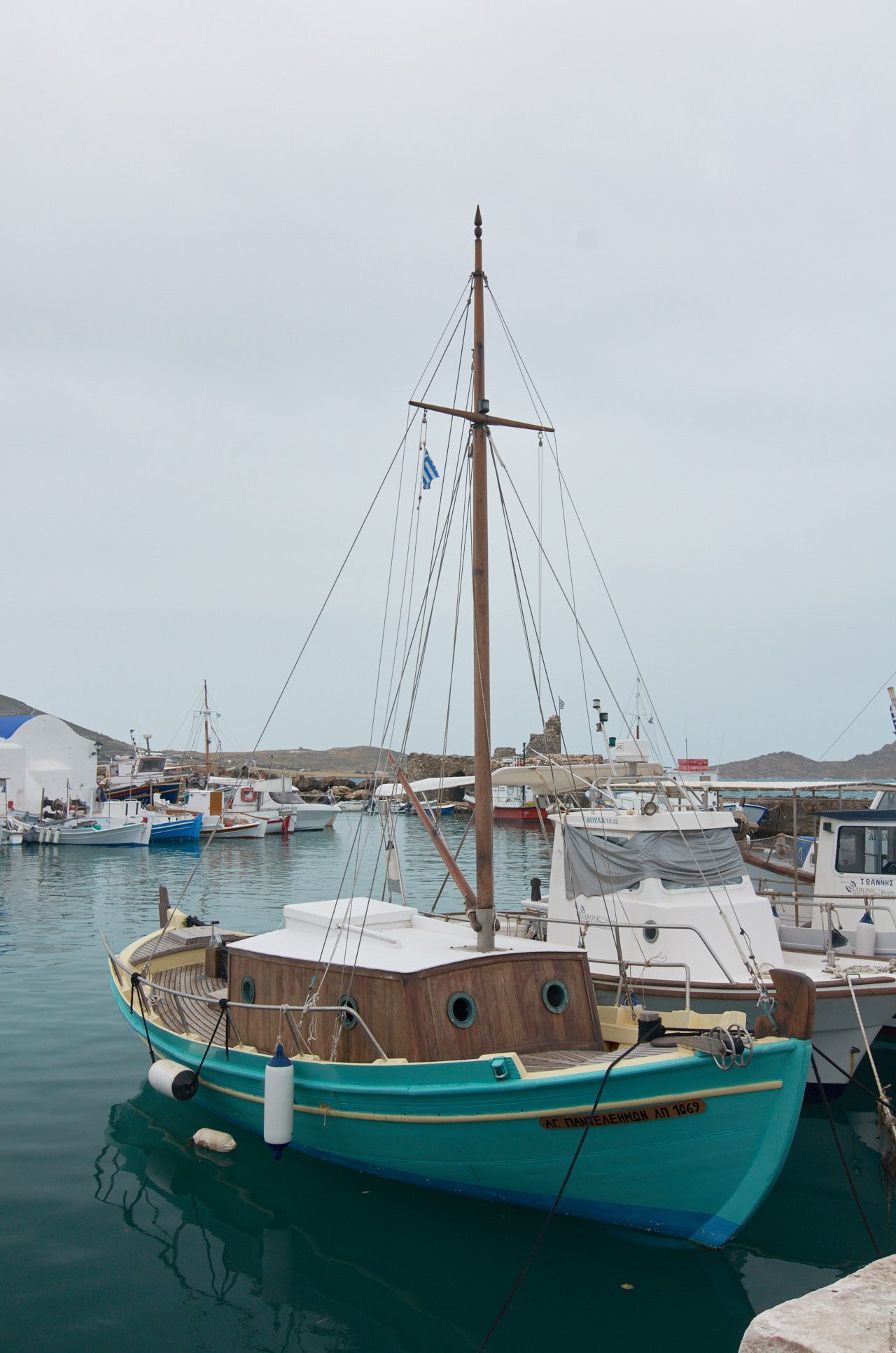 Fishing boat in Naoussa, Paros