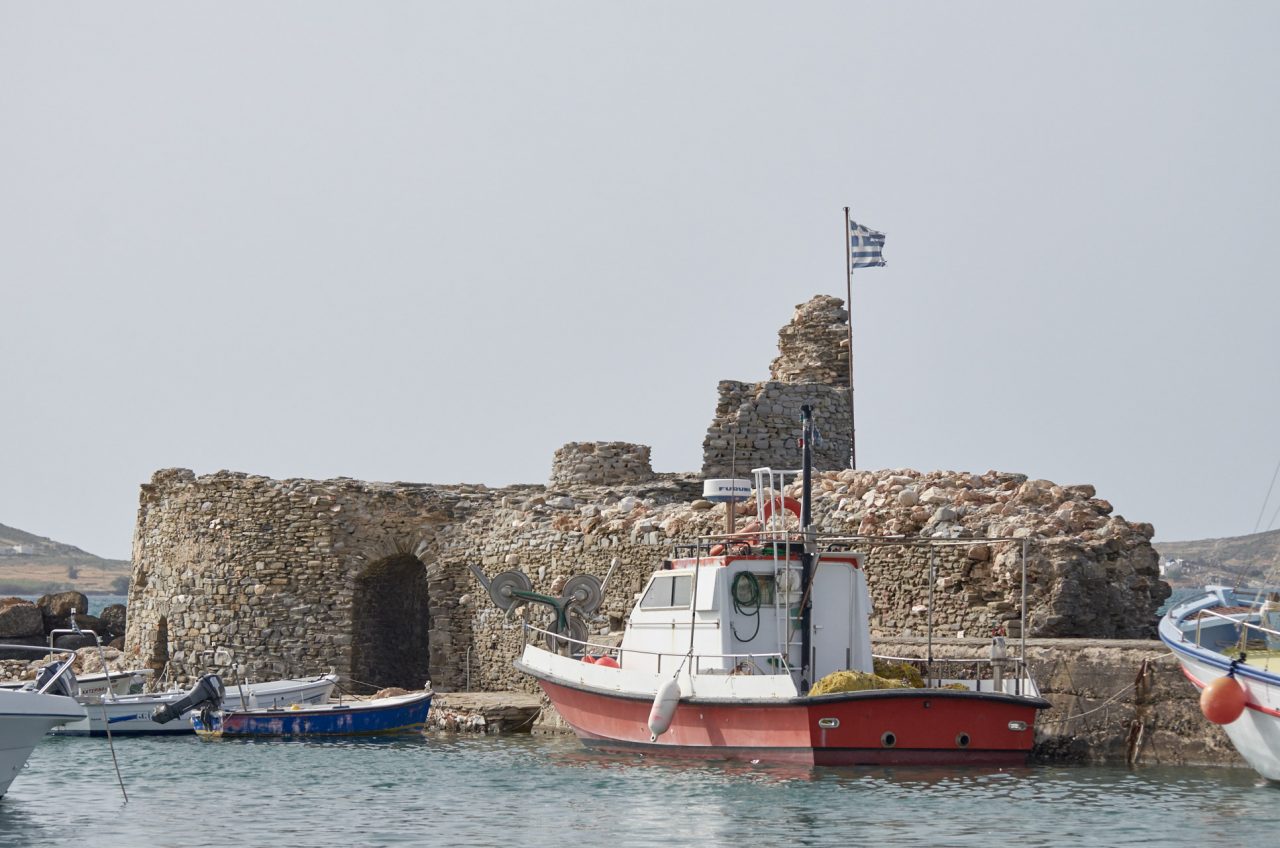 Fishing boat in Naoussa, Paros