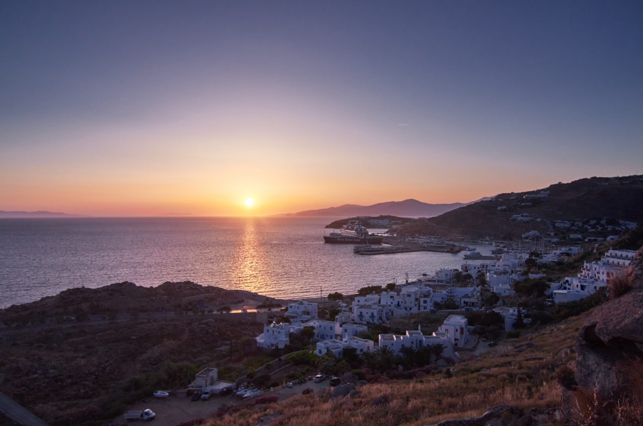 Sunset in Tourlos