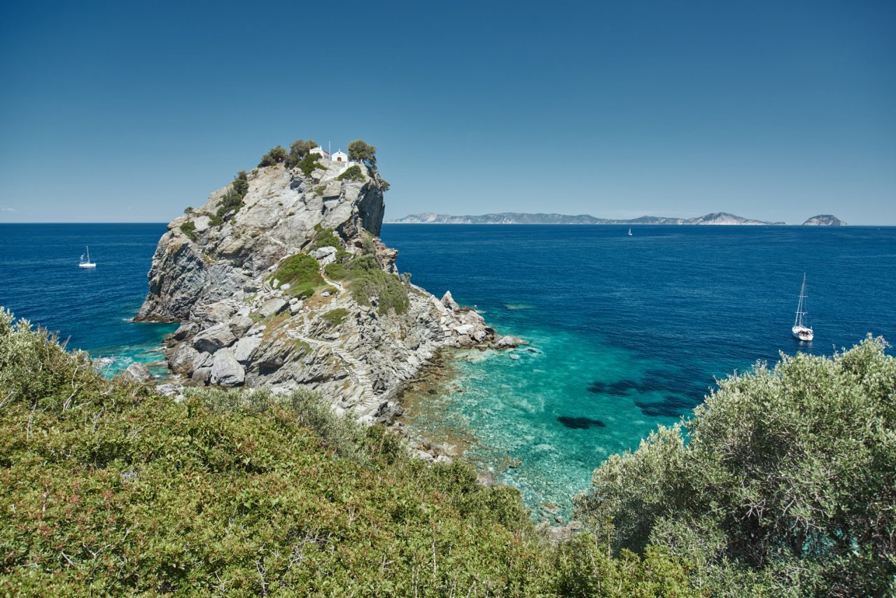 Mamma Mia Cliff, Skopelos