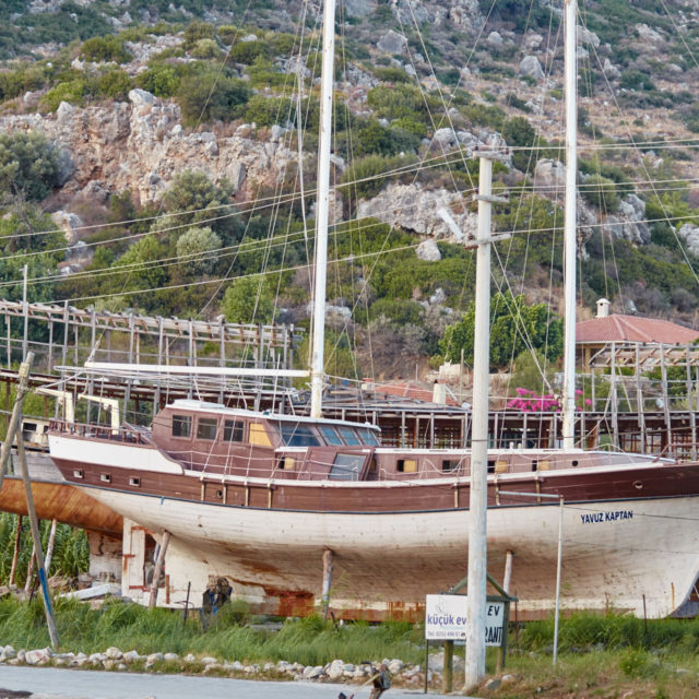 Boats on land