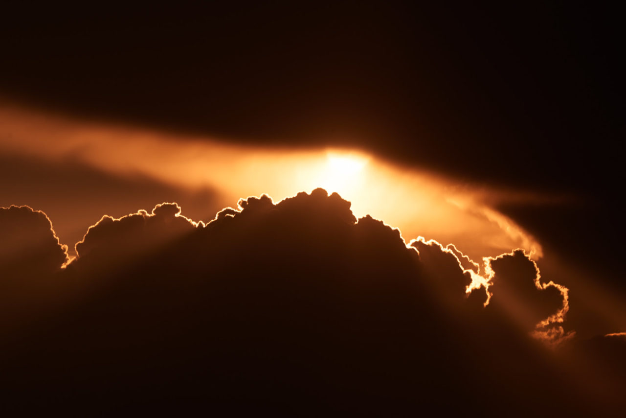 Sunset in Romania