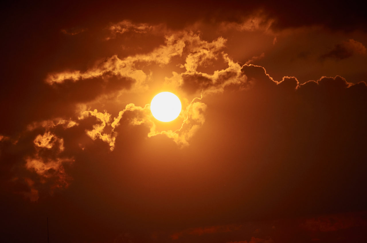 Sunset in Romania
