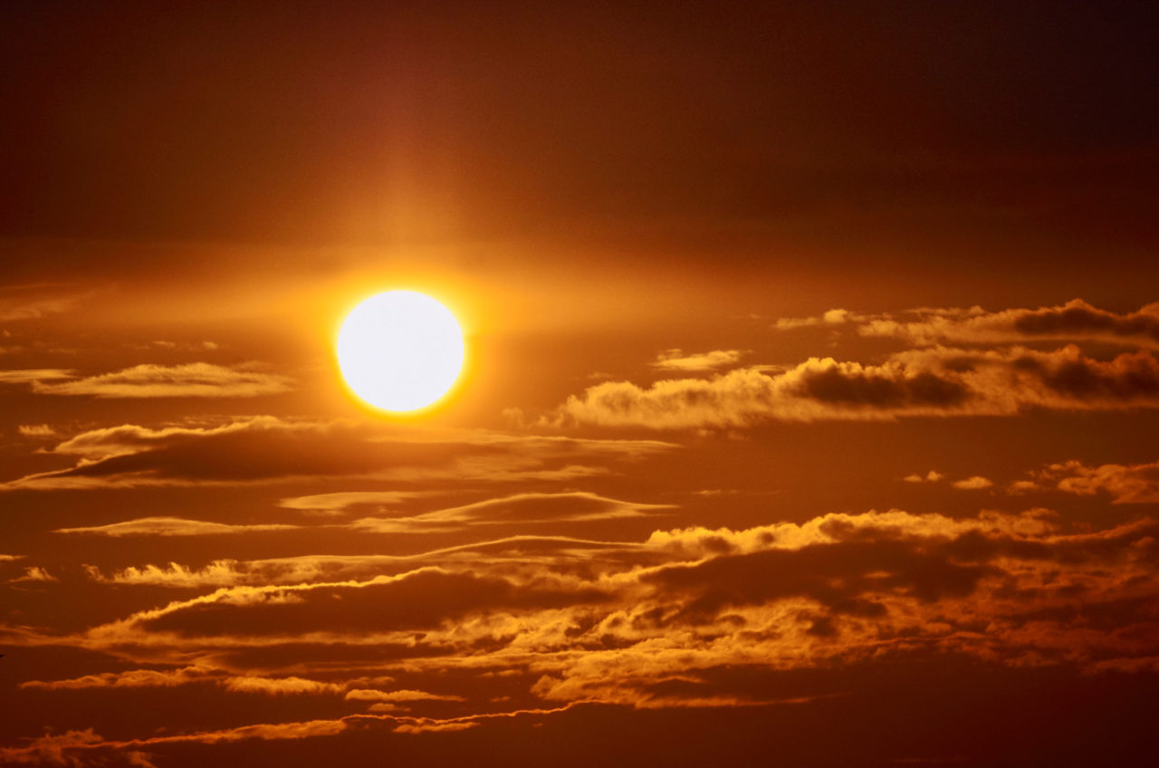 Sunset in Romania