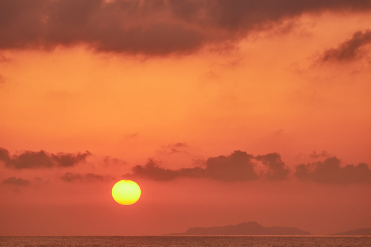 Sunset in Santaniello, Italy