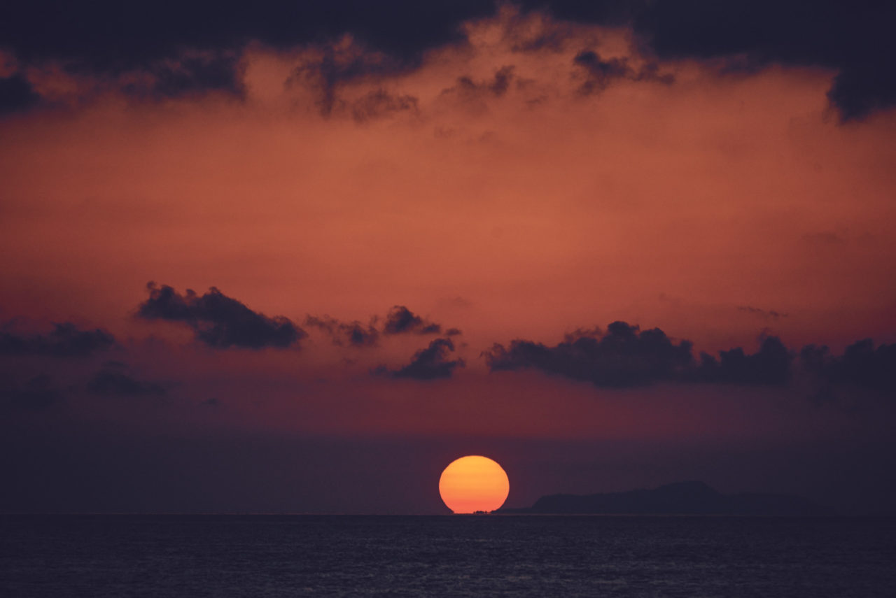 Sunset in Santaniello, Italy
